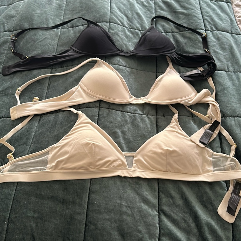 Three nearly brand new small bras PEPPER X 3